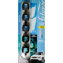 Febreze Linen Sky & Fresh Unstopables Air Freshener, 5 Car Vent Clips