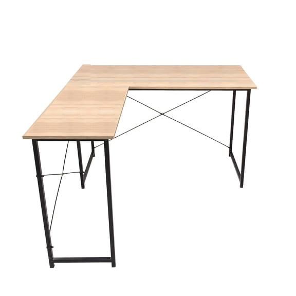 Escritorio Relan Top Living Desk-11, estilo esquinero en L, diseño industrial y moderno.