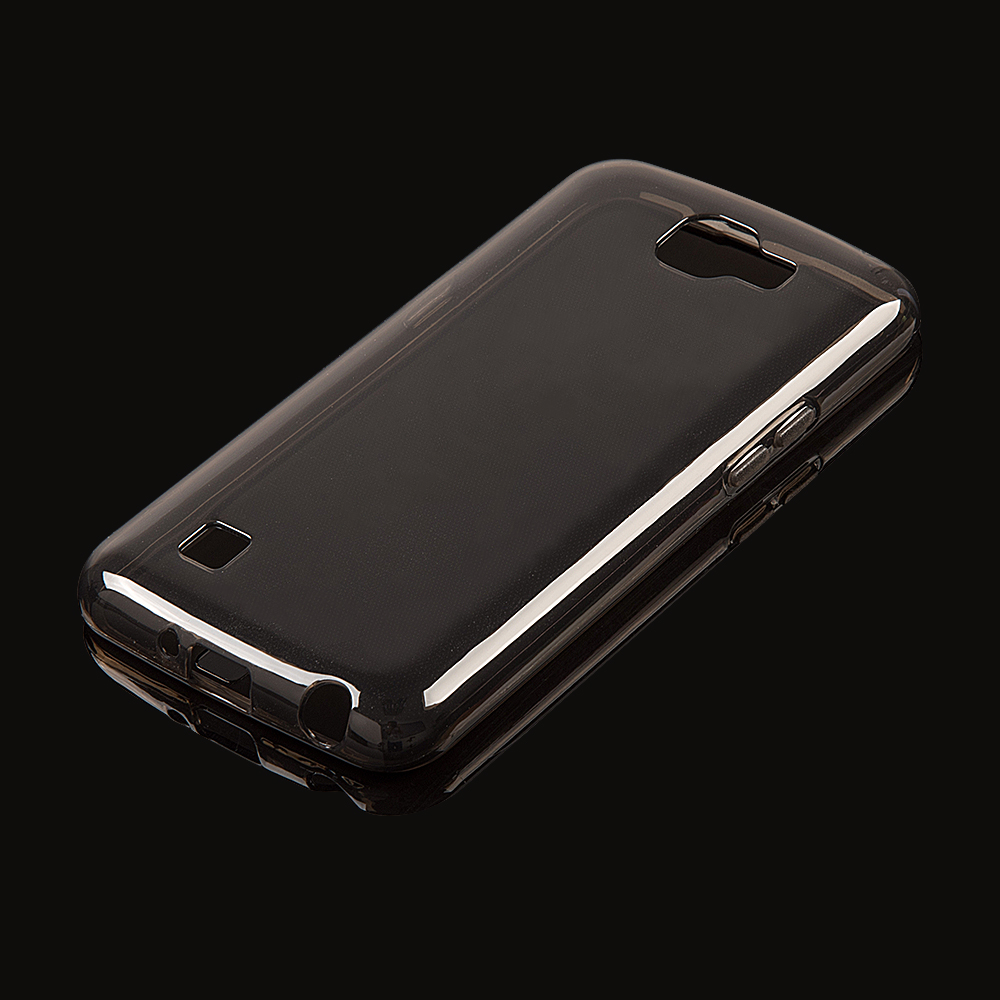 LG CSLGK4-HQ-SM K4 Spree & Optimus Zone 3 High Quality Crystal Skin Case&#44; Smoke - image 3 of 5