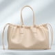thumbnail image 1 of Bolsos con cordón para mujer, bolso de citas versátil de Color sólido de gran capacidad para mujer, 1 of 8
