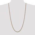 thumbnail image 2 of 14k Yellow Gold 30 Inch 3.5mm Rope Chain Necklace Pendant Charm, 2 of 9