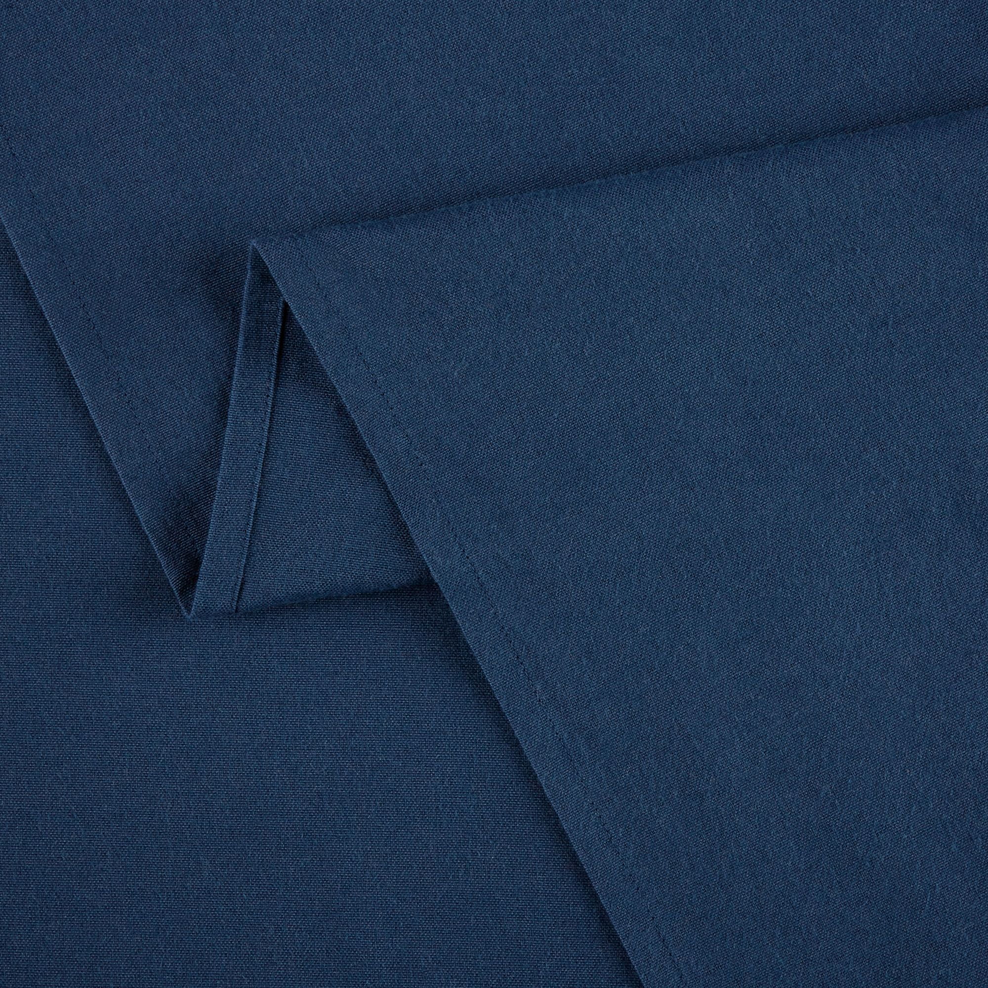 Mainstays Yale Fabric Tablecloth, Navy, 60"W x 102"L Rectangle