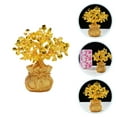 thumbnail image 2 of Ornamento de árbol de dinero fortuna adornamiento de árboles de negocios reglas de regalo decoración de cristal, 2 of 5