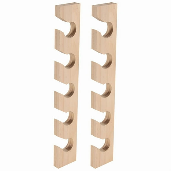 2 PCS Hat Rack for Wall Wooden Baseball Caps Organizer Wall Mount Baseball Hat Holder Vertical Hat Racks for Closet