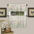 thumbnail image 3 of Kitchen Curtains Valances, Flower Bird Plant Spring Summer Fall Floral Short Rod Pocket Valances for Windows for Bedroom, Bathroom, 1 Panel, 42" W x 12" L, 3 of 6
