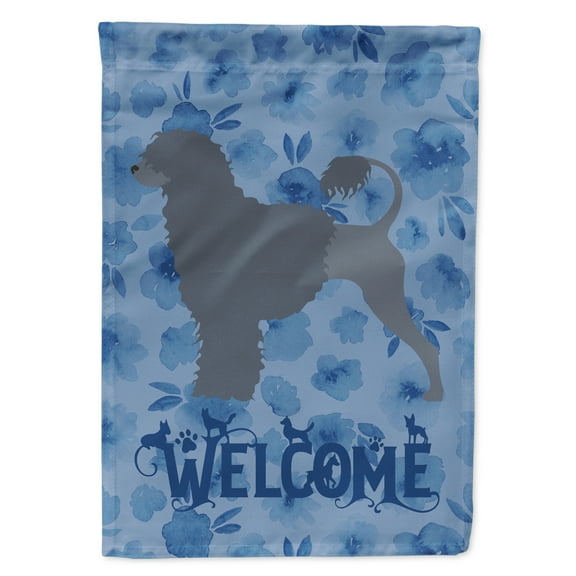 Portuguese Water Dog Welcome Garden Flag