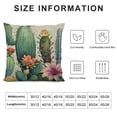 thumbnail image 6 of Nawypu  Watercolor Cactus Throw Pillow Cover , Seasonal Spring Summer Harvest Decoration for Home Sofa Couch 2 pcs White, 6 of 6