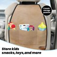 thumbnail image 4 of Goofa Engraved Coffee On Kraft Paper Pattern Car Back Seat Protector for Kids (2 Pack) ,Anti-kick Storage Mat for Car Seats,Shields from Footprints, 4 of 6