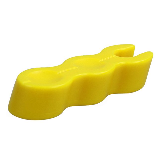 Ayuda portátil para equilibrio del putter de golf, color amarillo, compacta para mayor estabilidad, ajuste universal, dispositivo ligero para