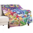 thumbnail image 1 of Super Mario (2) Manta de tela de superficie vertical súper suave de varios tamaños, acogedora y cálida, adecuada para cama, sofá, campamento, viajes, para todas las estaciones, liviana y compacta de, 1 of 8