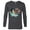 Charcoal Heather, variant on Disney Princess Jasmine Joy Holiday Standard - Long Sleeve T-Shirt for Men – Customized-Black