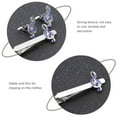 thumbnail image 2 of BRIGHTFUFU 2Set Musical Note Tie Bars Elegant Alloy for Professional Occasions, 2 of 8