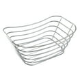 thumbnail image 4 of Simplify Wire Storage Basket Metal Frame, Chrome Steel, 4 of 6