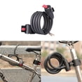 thumbnail image 4 of Soidarity Candado antirrobo para bicicleta de 1,8 m, candado seguro para bicicleta de alambre de acero, candado para bicicleta de carretera de Ciclismo Modelo clave-1.8 m Soidarity OD009620-01, 4 of 5