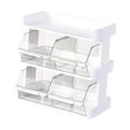 thumbnail image 2 of veasfak Tea Bags Organizer Tea Bag Organizer for Kitchen Home Instant Coffee Packets 3 tier, 2 of 9