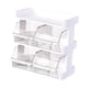 thumbnail image 2 of Estante de almacenamiento para bolsitas de té, contenedor para paquetes de azúcar, caja para guardar té 3 niveles, 2 of 9