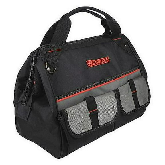 Westward Tool Bag, Black, Polyester, 21 Pockets