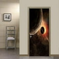 thumbnail image 5 of LLC Trompe L'oeil 3D Interior PVC Door Sticker for Wall Decoration - 77x200cm, 5 of 5