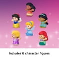 thumbnail image 3 of Fisher-Price Little People Disney Princess Figure Pack, 6 Characters for Toddlers & Kids, 3 of 6