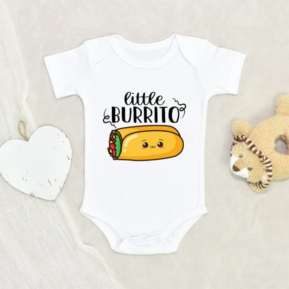 Funny Baby Clothes - Little Burrito Clothes - Newborn Baby Clothes - Food Clothes - Taco Clothes
