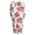 thumbnail image 2 of Doublju Women's Stretchy Midi Pencil Skirts (Plus Size Available), 2 of 4