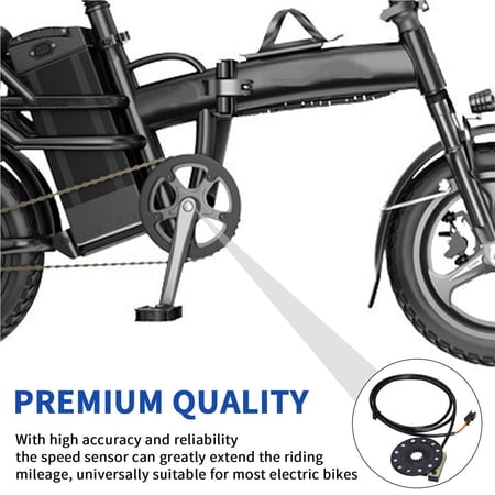 Pedal Assist Sensor for E-Bike, Right Double Hall Sensor, Pedal Accessories for E-Bike High Sensitivity 12 Magnet (mały otwór