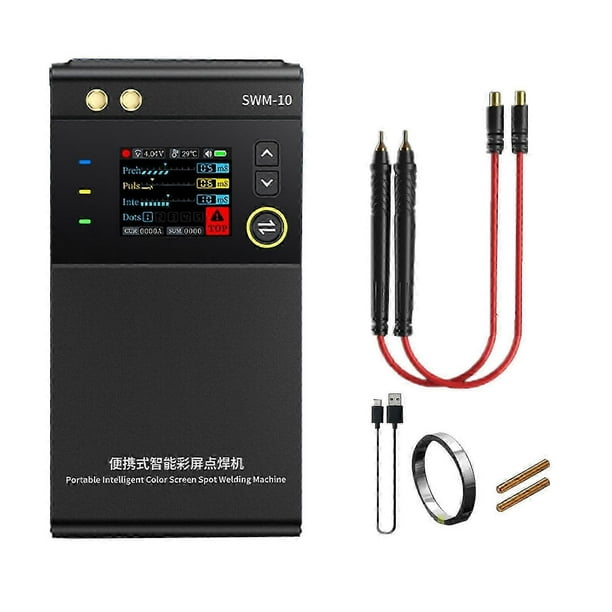 FNIRSI SWM-10 Handheld Spot Welder 1.8" LCD Screen for Battery Spot Welding New