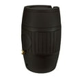 thumbnail image 4 of Good Ideas Bushman Spruce Creek 54 Gal Rain Saver Barrel with Spigot, Black, 4 of 4