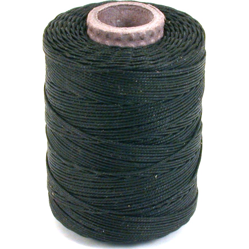 0.45mm Natural Linen Waxed Cord - 218 Yards Black Waxed String For Jewelry Making, Macrame, Bookbinding