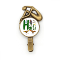 thumbnail image 1 of Symbole National d'Haïti, Épingle à Cheveux, Broche Vintage en Métal, 1 of 3