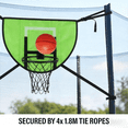 thumbnail image 4 of GARENDE Kids Basketball Hoop with Pump and Mini Ball for Trampoline Basketball Goal Easy Install Basketball Stand for All Ages with 3pcs balls, 4 of 8