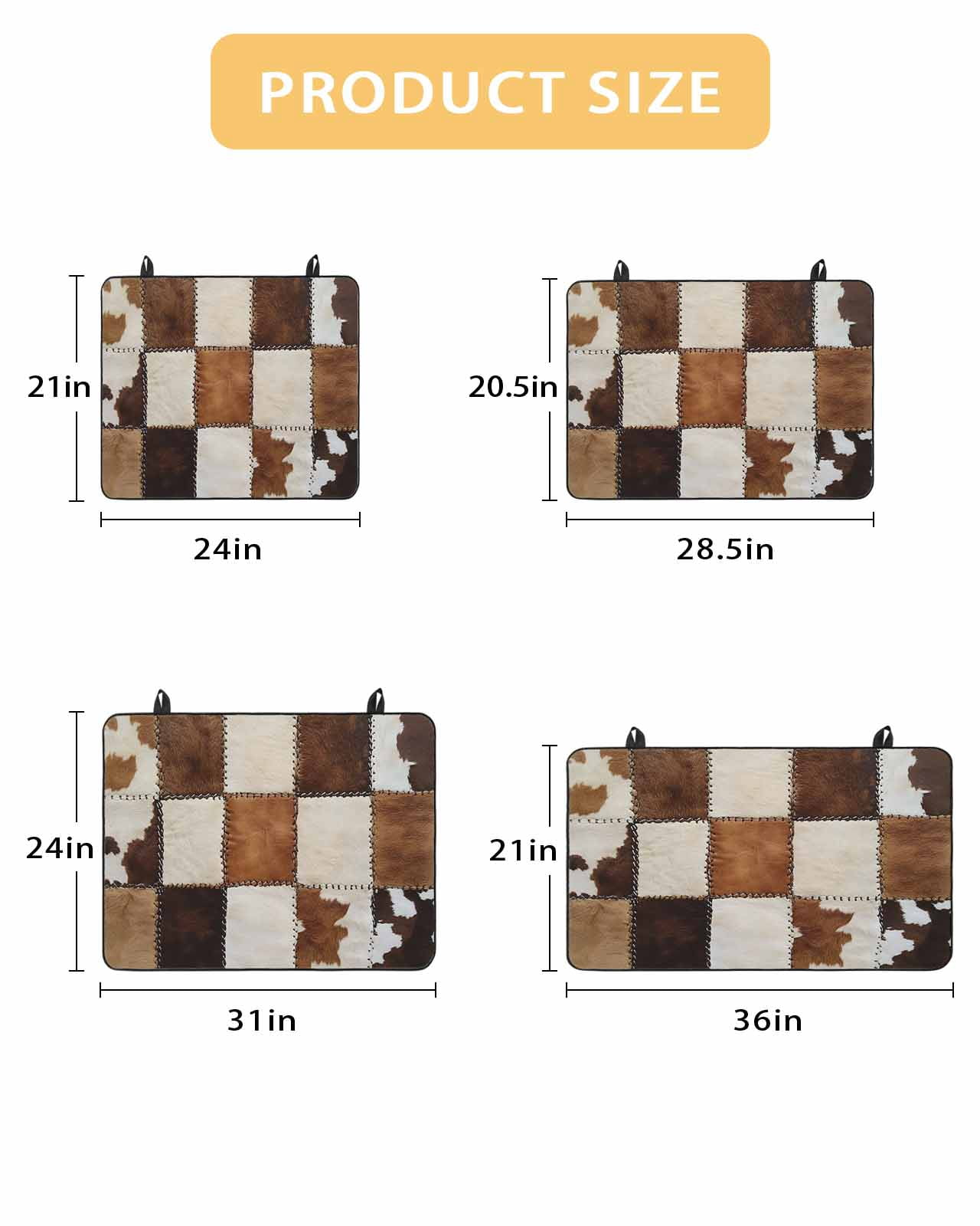 nqOlkjepod Large Induction Cooktop Protector Mat 24"x21", Abstract Cowhides Stove Top Covers for Electric Stove, Brown Beige Animal Fur Texture Stove Burner Cover Mats, Glass Top Stove Cover