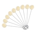 thumbnail image 1 of 20Pcs Bola de Lana Aplicadores de Tinte de Cuero Herramienta de 4.9" Cepillo de Bolas de Lana con Mango de Acero para Proyectos de Manualidades DIY, 1 of 6