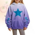thumbnail image 6 of sususu Girls Graphic Hoodies Oversized Preppy Clothes Cute Graphic Print Cropped Sweatshirt Children Fall Winter Hoodie for Boys or Girls, 6 of 7