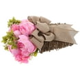 thumbnail image 3 of GOOHOCHY  Artificial Flower Hanging Basket with Flowers Fake for outside Pink, 3 of 8