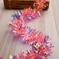 thumbnail image 4 of 10Pcs Tinsel Garland for Weddings, Party, Christmas, Birthday Decorations, Party Foil Tinsel Garland for Home Indoor Outdoor Party Supplies 3.5" Wide -orange red, 4 of 6