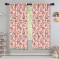 thumbnail image 5 of Blackout Kids Curtains,Princess Mushroom Castle Pattern Childrens Insulated Curtains Set Of 2,Bedroom Essentials,Toddler Room Decor 42"x63", 5 of 5