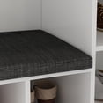thumbnail image 6 of MONSLIPA Hall Tree with Storage Bench and 3 Hooks, Entryway Storage Cabinet Mudroom Hallway Organizer White, 6 of 7