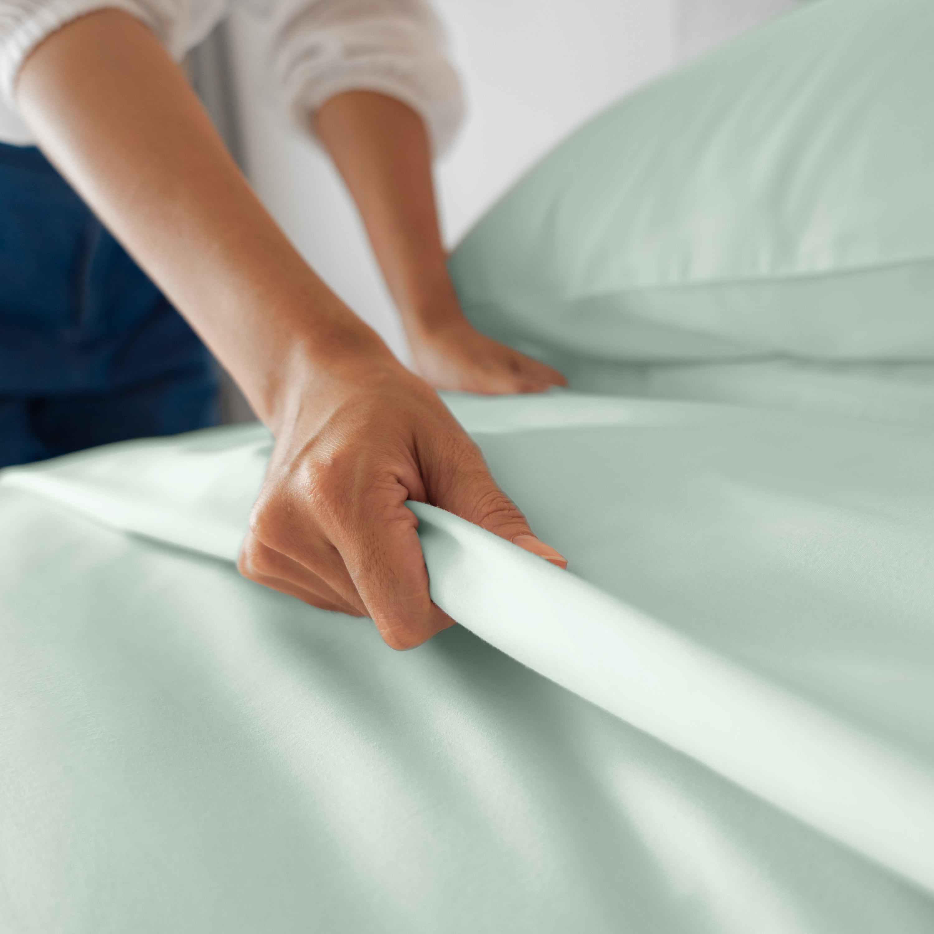 Martex Restore Cooling Bed Sheet Set, Queen, Sage