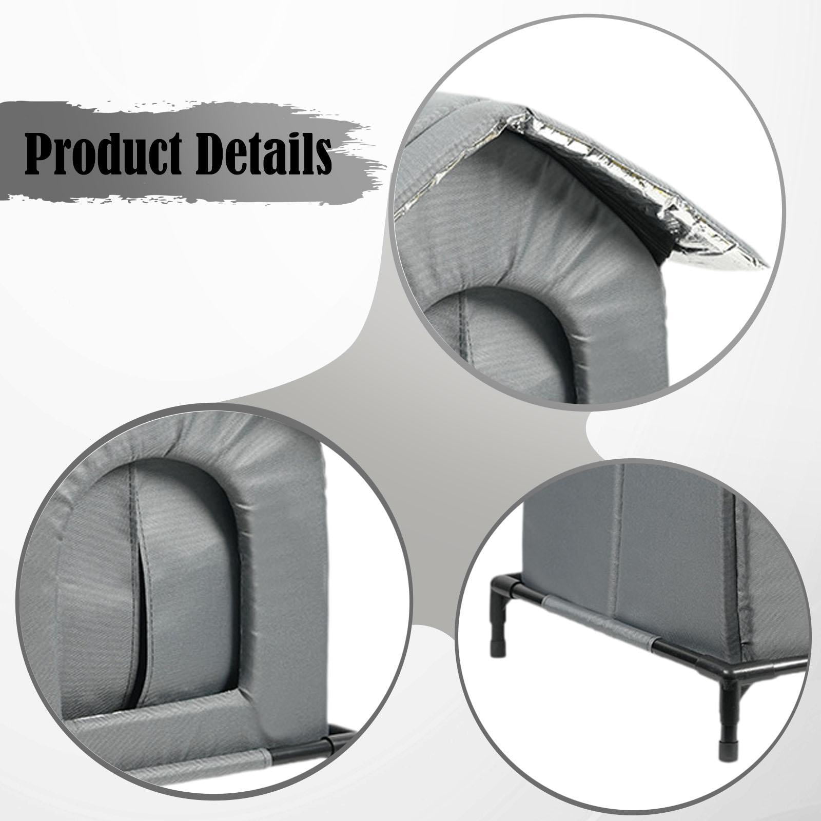 Bvdfgk Outdoor Cat House Cats Tent Portable Weatherproof Elevated Feral Cat Shelter Pet S