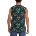 thumbnail image 4 of Fotbe Men's Owl Doodle Print Men's Sleeveless Muscle Tank Tops Casual T-Shirts for Gym Workout Beach-3X-Large, 4 of 8