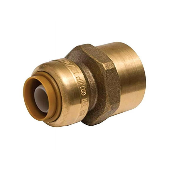 SharkBite 3/8 in. Push x 1/2 in. Dia. Female Brass Connector