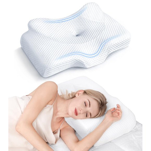 Almohada Cervical Osteo Hollow de Espuma Viscoelástica para Alivio del Dolor de Cuello