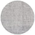 thumbnail image 2 of SAFAVIEH Abstract Stephanie Plaid Wool Area Rug, Gray/Ivory, 6' x 6' Round, 2 of 12