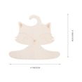 thumbnail image 2 of Shisuyan 5Set Cute Hangers Wood Storage for Children Clothes Home Use, 2 of 8