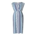 thumbnail image 1 of Robe d'Allaitement Sans Manches à Imprimés Floraux pour Femmes Enceintes, Robe de Nuit pour Bébé, Chemise de Nuit, 1 of 5
