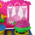 thumbnail image 4 of de Cocina Rosa para Niños con Luces Y Sonidos Chefs Pretend toys - Azul 27 *17 *23.5 cm CUTICAT Juego de cocina para niños, 4 of 8