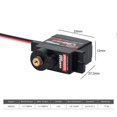 thumbnail image 3 of SURPASS HOBBY 4PCS S0009M 9G Digital Servos Metal Gear Servo, 3 of 5