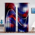 thumbnail image 4 of Abstract Wavy Lines Gradient Sheer Voile Curtains for Bedroom Living Room Kitchen r Luxury Chiffon Tulle Organza Curtains, 4 of 7