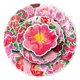 thumbnail image 1 of Pegatinas de vinilo impermeable con forma de flor de peonía, 50 unidades/lote, 1 of 5